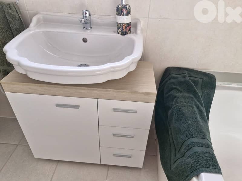 under sink cabinet 6
