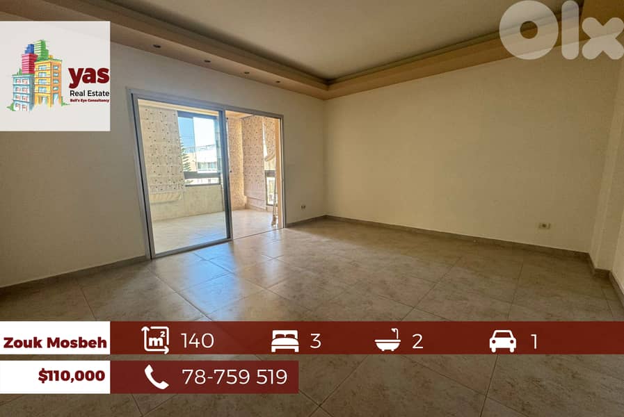 Zouk Mosbeh 140m2 | Standard  | Prime Location | Cal mStreet | EL 0