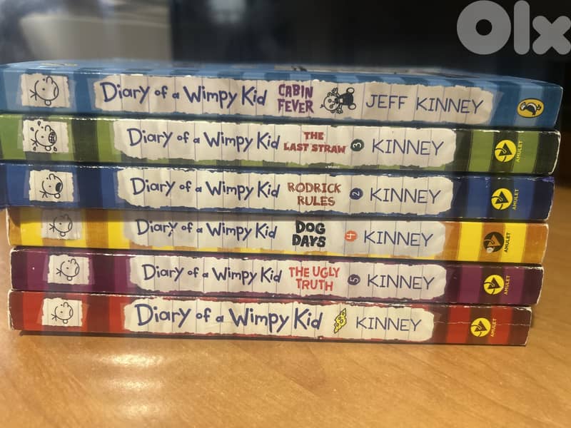Diary of a wimpy kid books for kids used 0