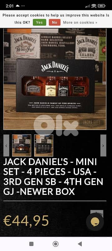 jack Daniels mini set 1