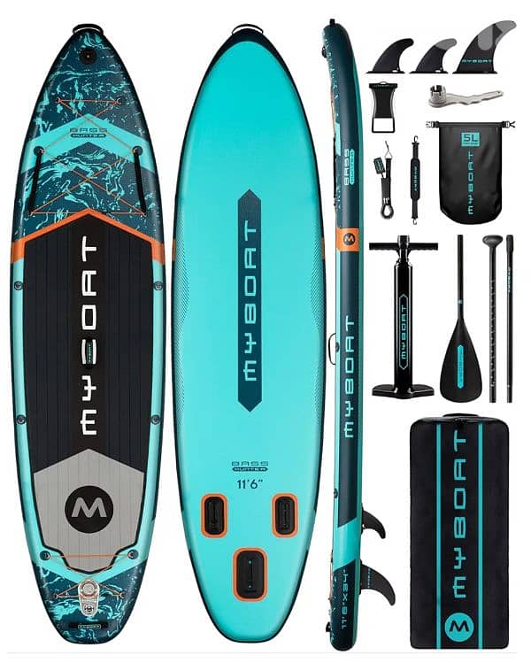 11'6"×34"×6" MyBoat Brand Inflatable Paddle Board kayak sup fishing 0