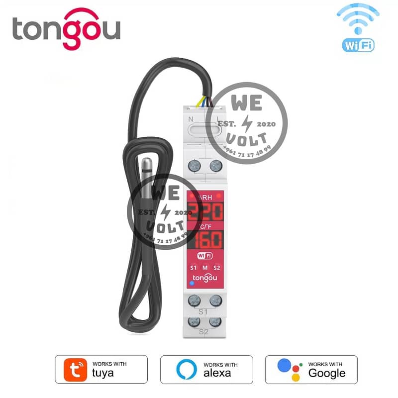 Tongou TOVTH – WiFi Smart Thermostat Switch | We Volt 0