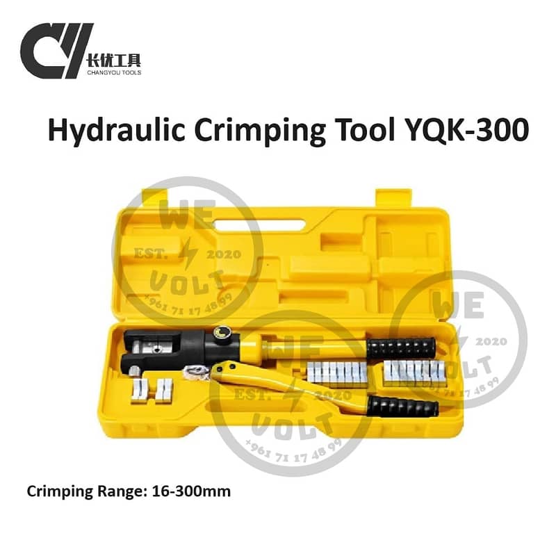 YQK-300 – Hydraulic Crimping Tool 16–300mm² | We Volt 0