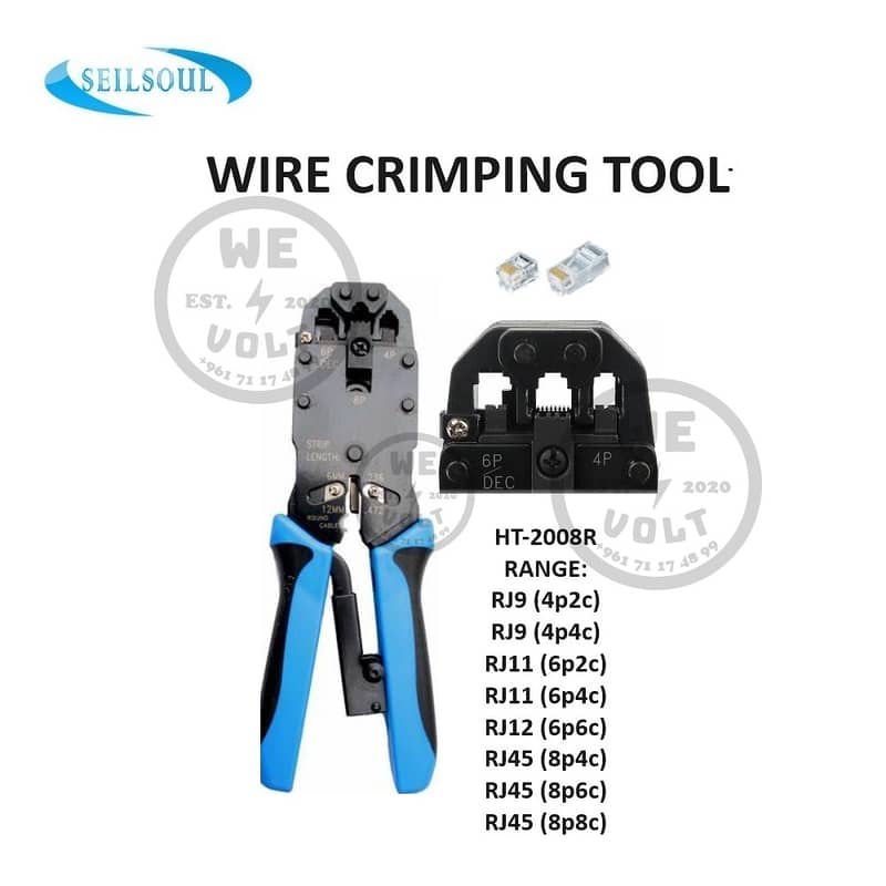 LY-2546B crimping tool for solar MC4 connectors (2.5/4/6mm²). Ensures 0