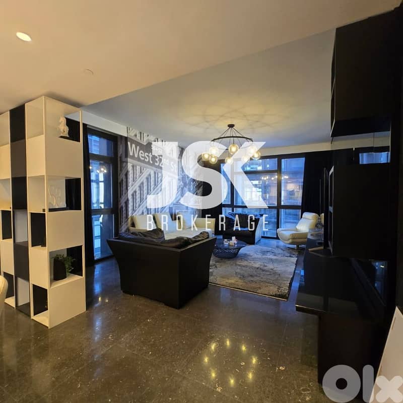 L18978 - Bright & Furnished 2-Bedroom Apartment For Sale in Saifi 0