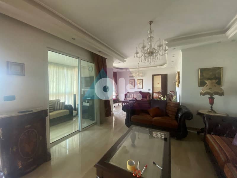 Furnished 200m2 apartment+mountain view 4rent in Jouret El Ballout 0