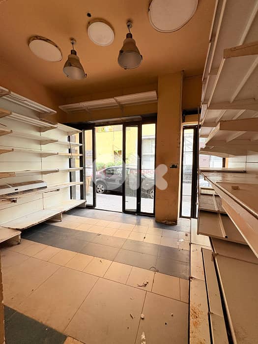 SHOP FOR RENT ON MAIN STREET BADARO - محل تجاري للايجار بدارو بيروت 0