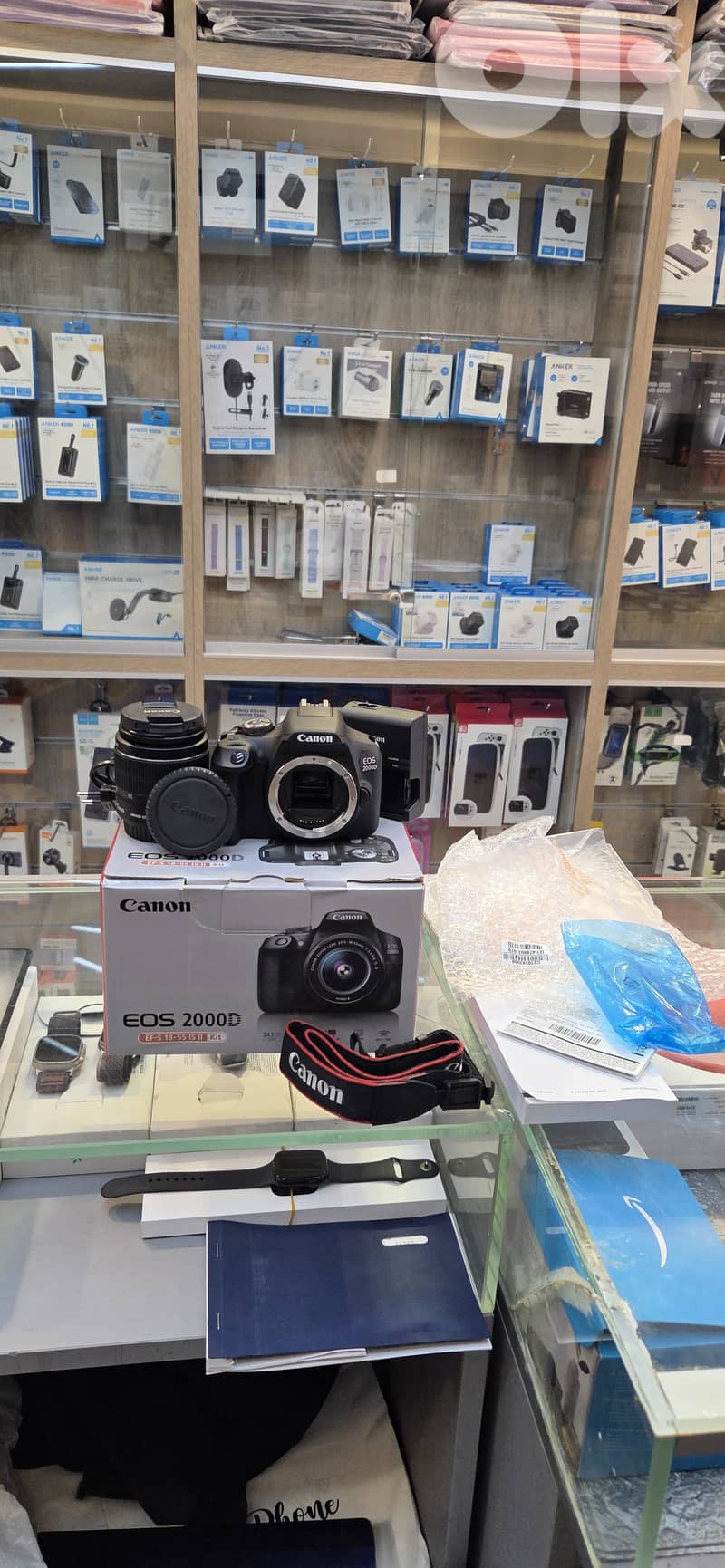 Open boxCanon Camera EOS 2000D EF-S 18-55 IS II kit Used like new 0