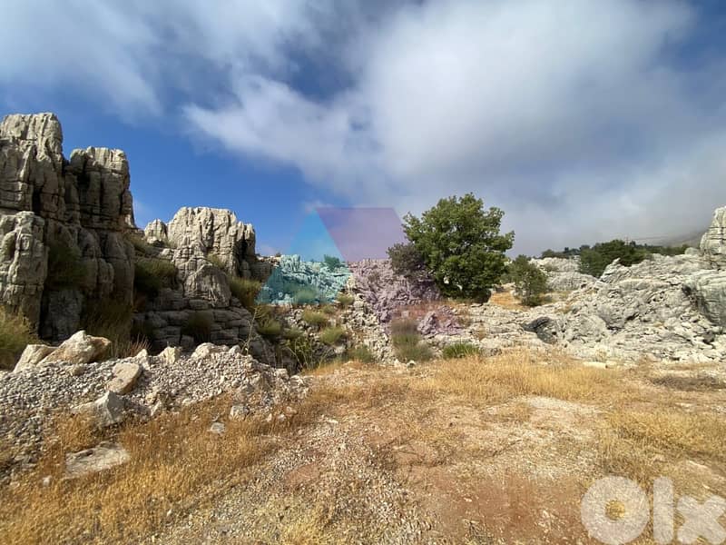 3600m2 Land+Mountain View-Prime Location-4sale in Faqra - أرض في فقرا 2