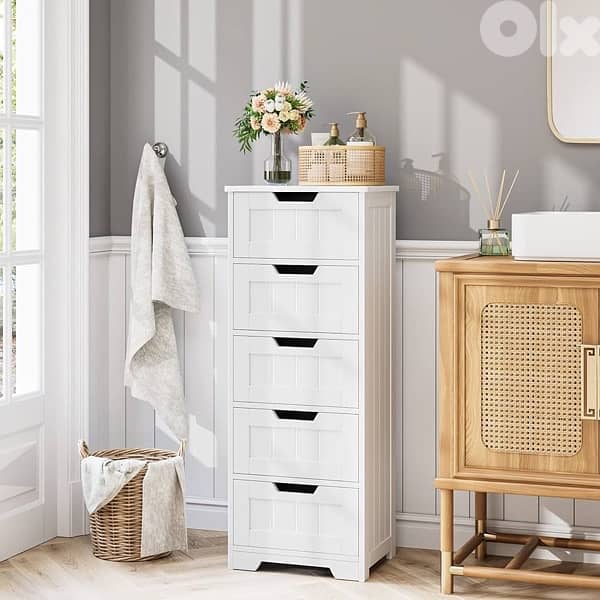 Cabinet with 5 Drawer Dresser 1