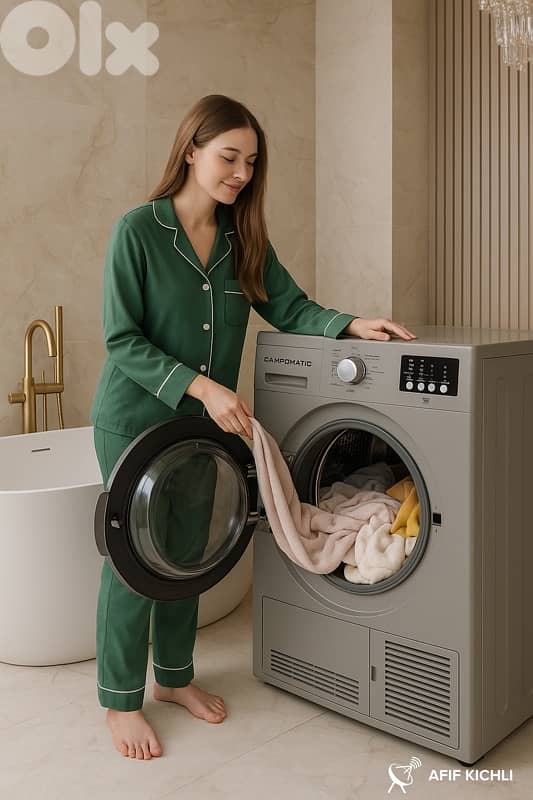 Campomatic Dryer/9kg Heat Pump كفالة شركة 0