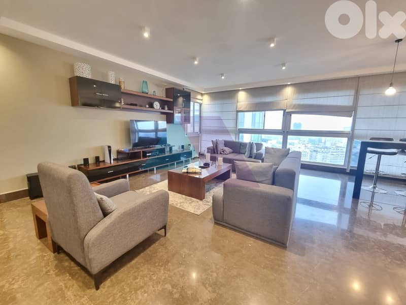 Furnished 220 m2 Apartment-Panoramic View- 4 sale in Achrafiehالأشرفية 0