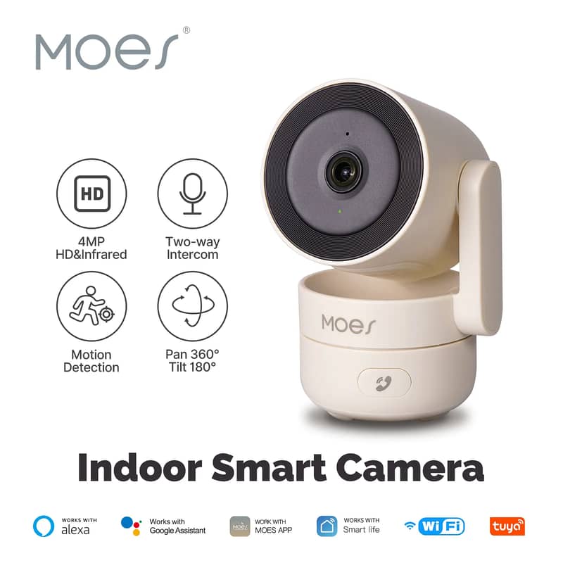 WiFi Smart Indoor Camera 3MP/4MP | MOES – We Volt 1