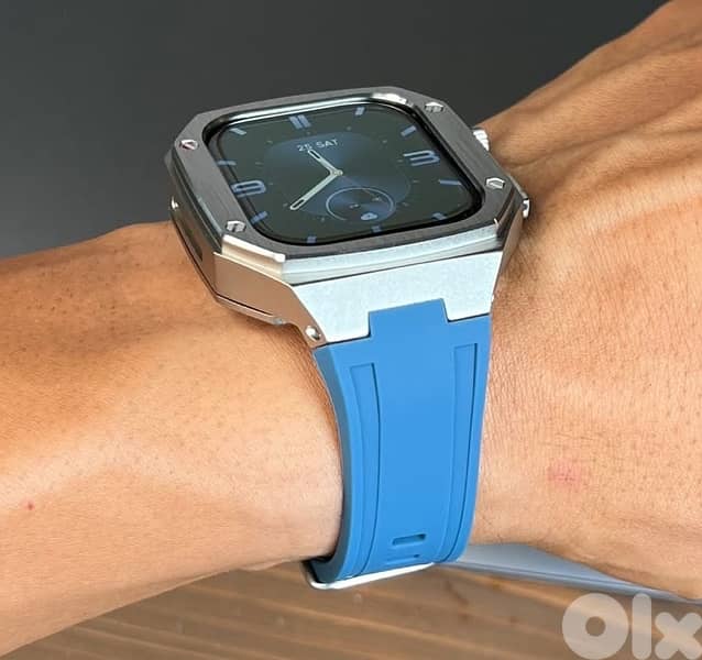 Luxury Apple Watch Band And Stainless Steel Case - 44mm/45mm 3