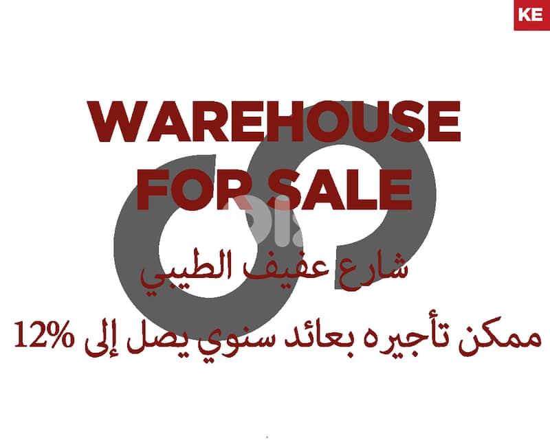 Warehouse - Prime Location Tarik Al Jadida (Afif Al Tibe) REF#KE120382 0
