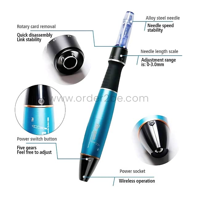 Dr. Pen A1 Ultima Microneedling Pen | Cordless, 5 Speeds, 0–3mm 7