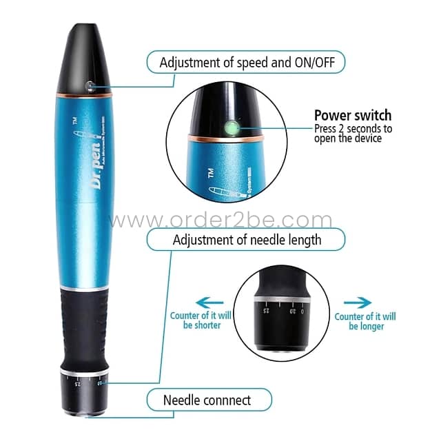 Dr. Pen A1 Ultima Microneedling Pen | Cordless, 5 Speeds, 0–3mm 8