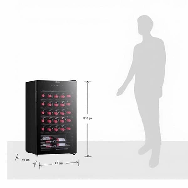 Midea 34 bottles wine cooler 3
