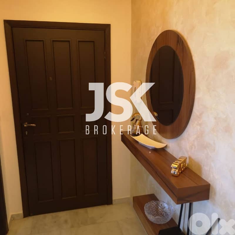L18989 - Semi-Furnished 2-Bedroom Apartment For Rent in Rabweh 0