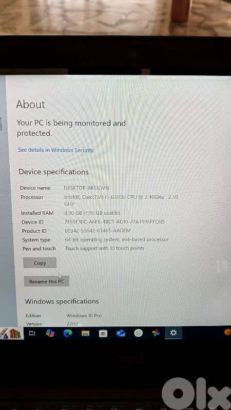 laptop dell core i5 1