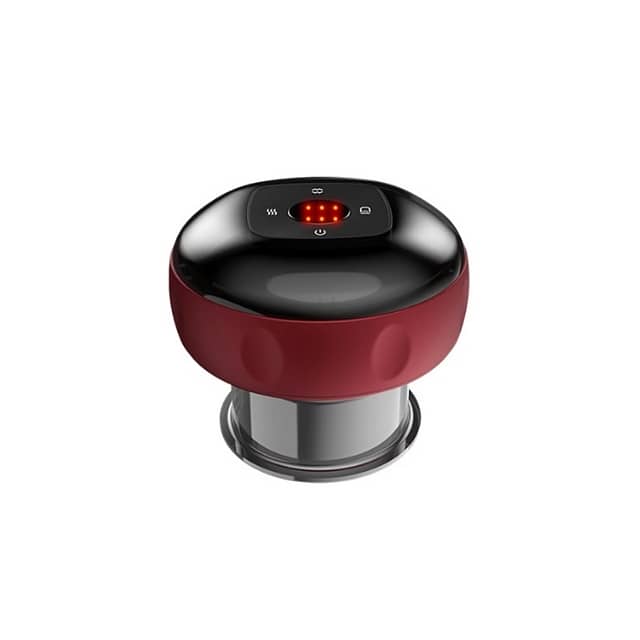 Smart Cupping Massager with 6 Suction & Vibration Modes + Red Light 0