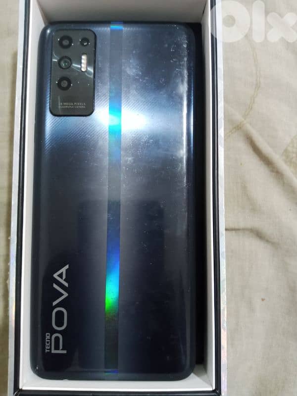 tecno pova 2 128GB 6GB ram تلفون كسر بس شغال عادي 7