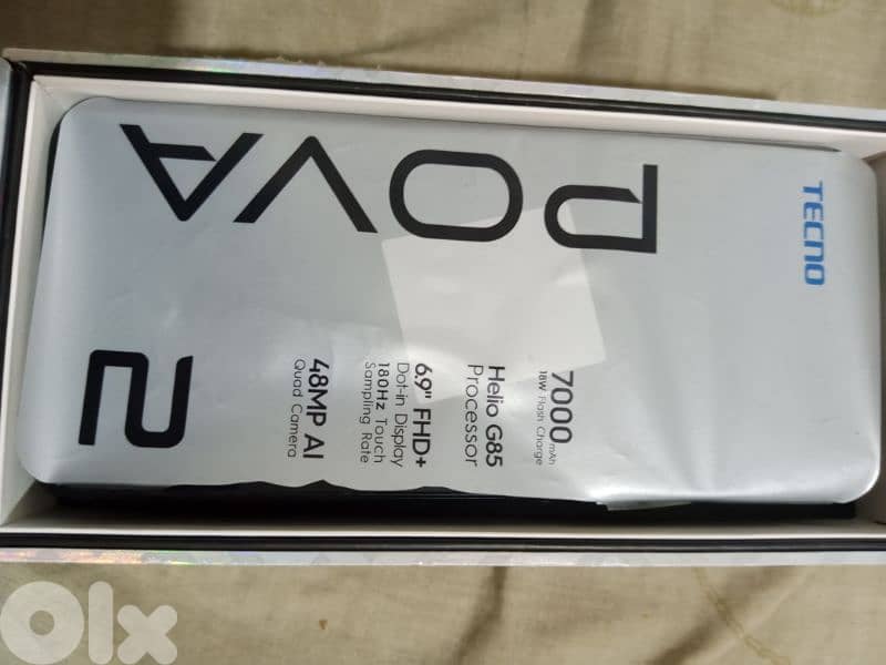 tecno pova 2 128GB 6GB ram تلفون كسر بس شغال عادي 12