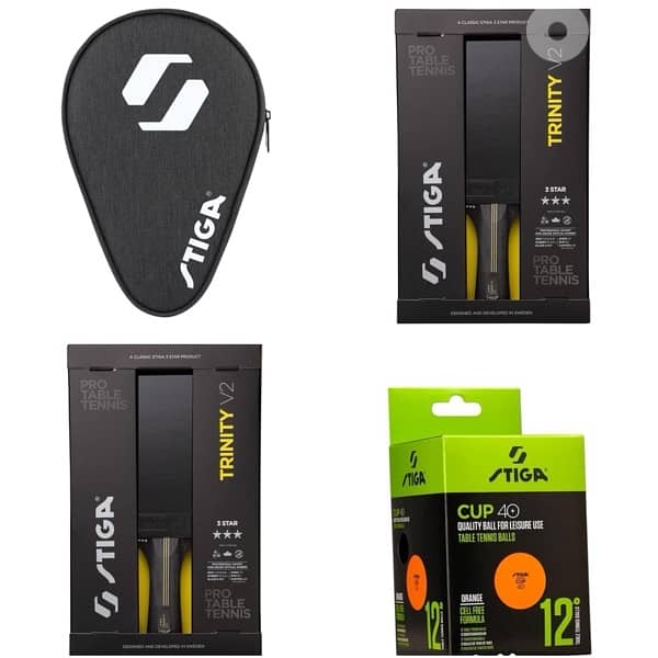 Stiga Trinity 3 Stars V2 New Edition Offer 0