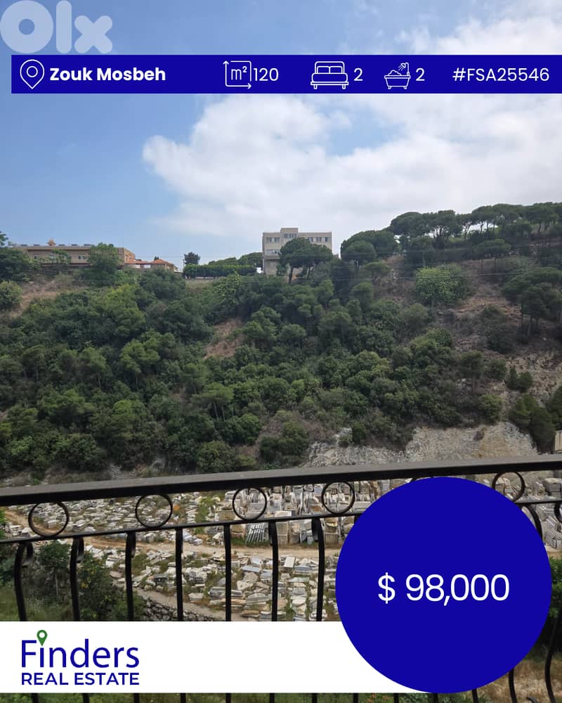 Apartment for sale in Zouk Mosbeh! شقة للبيع في زوق مصبح 0