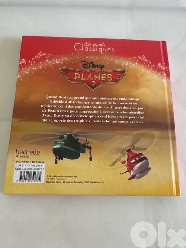 new planes 2 book in french 1