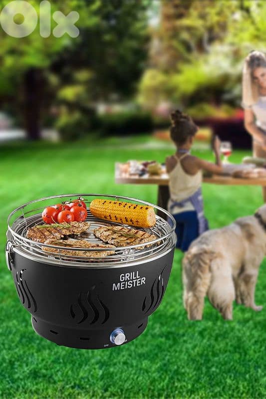 grill meister charcoal barbecue 0