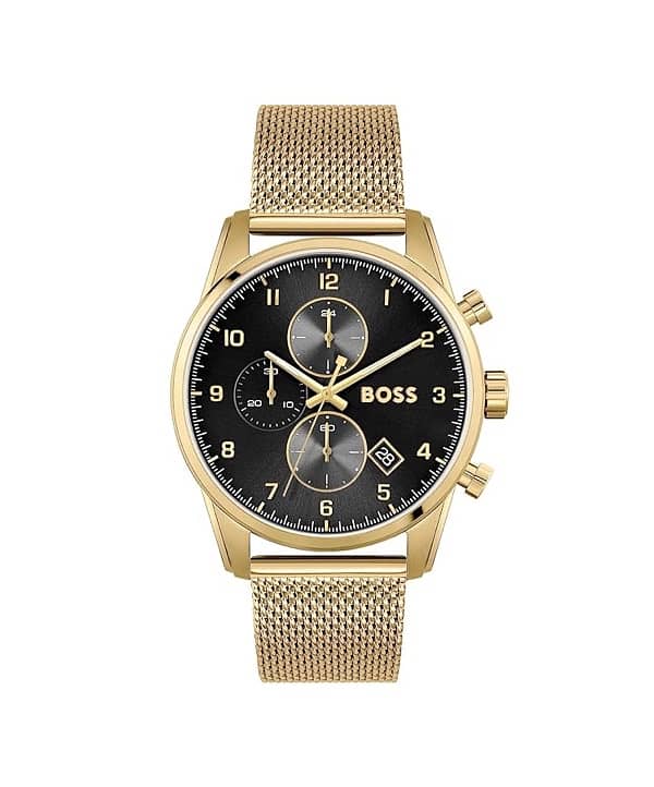 Hugo Boss Skymaster Gold Chronograph - Like New -  Full Set 0