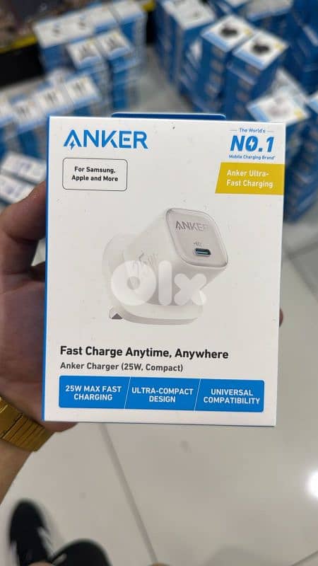 Anker usb-c 25w 3pin white 0