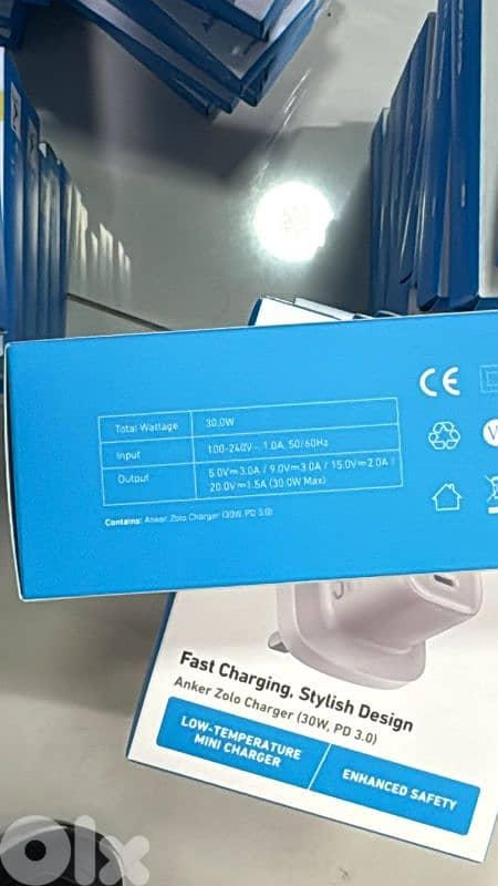 Anker zolo usb-c 30w 3pin white 0