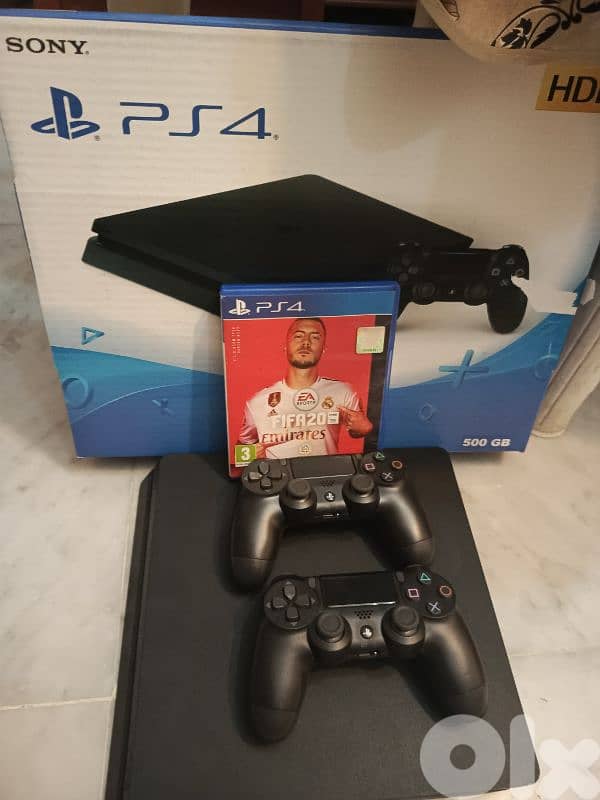 ps4 slim 500gb مع كفالة 3 اشهر  قابل للتفاوض 0