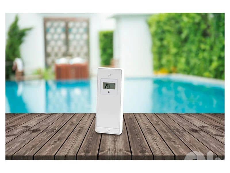 auriol radio controlled temerature station with pool sensor 2