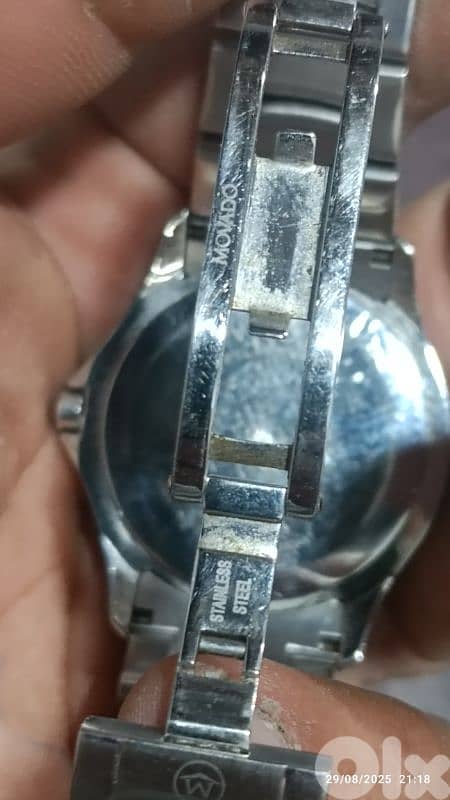 movado موفادو اصلي مينا سوداء 3