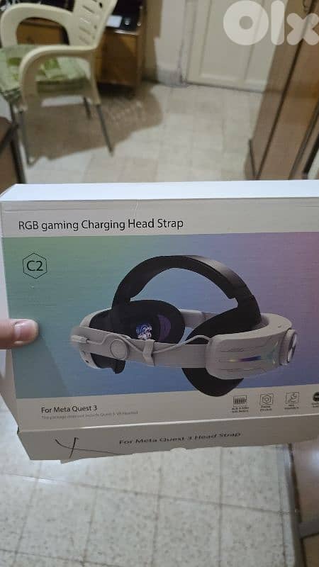 Meta Quest 3 128Gb with Charging Head Strap 6