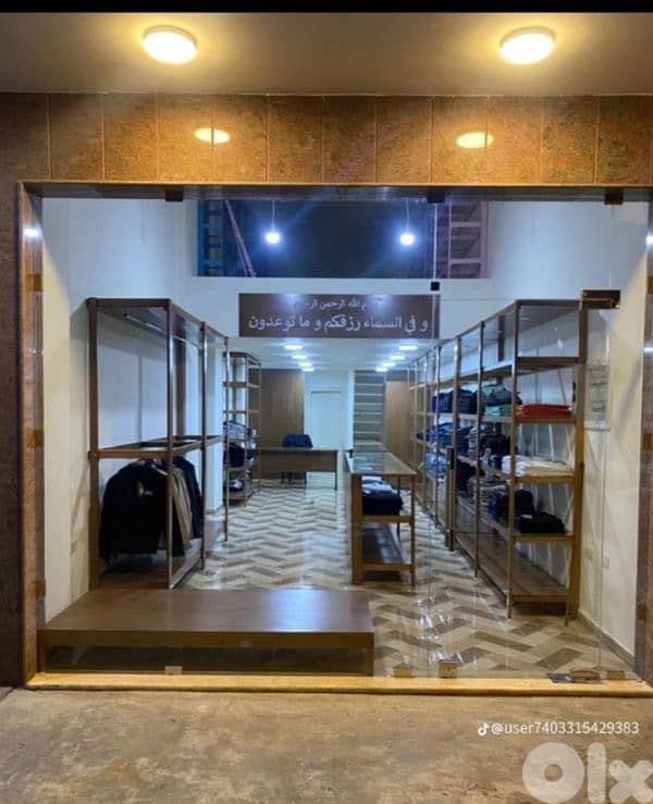 wood furniture of clothes store 1