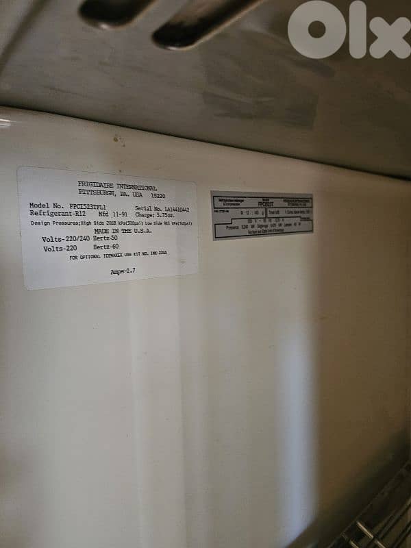 Frigidaire Fridge Excellent Condition 7