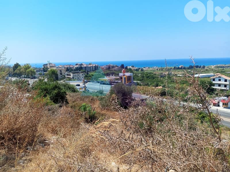 1047m2 land+sea view -Prime Location -4sale in Batroun -أرض في البترون 0