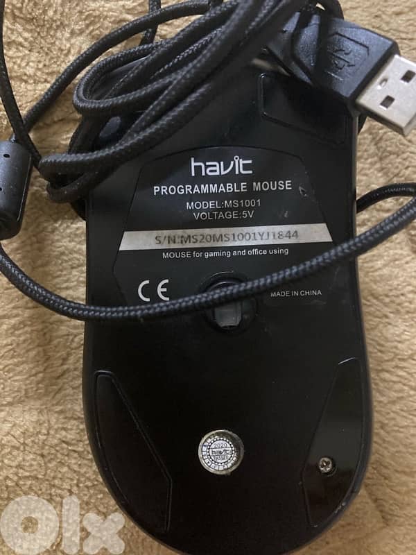 havit gaming mouse rgb LED 1