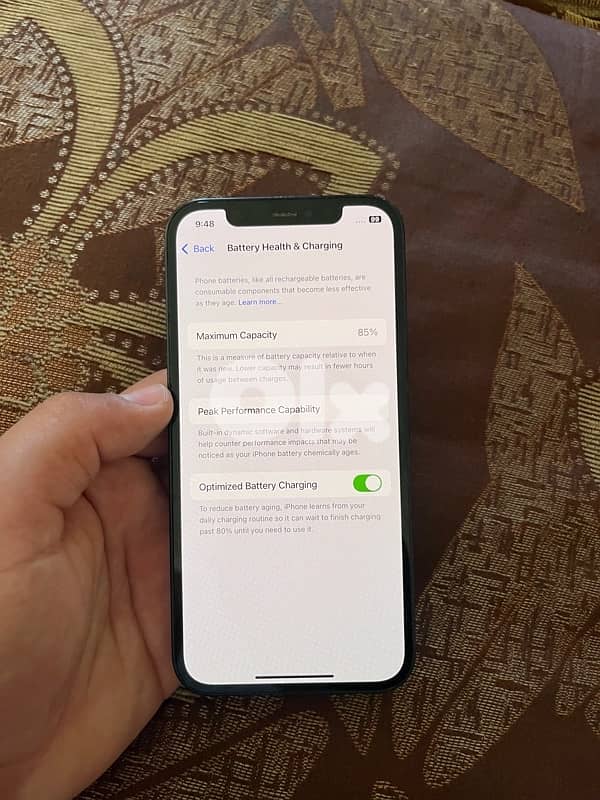 IPHONE 12 128g battary 85% 3