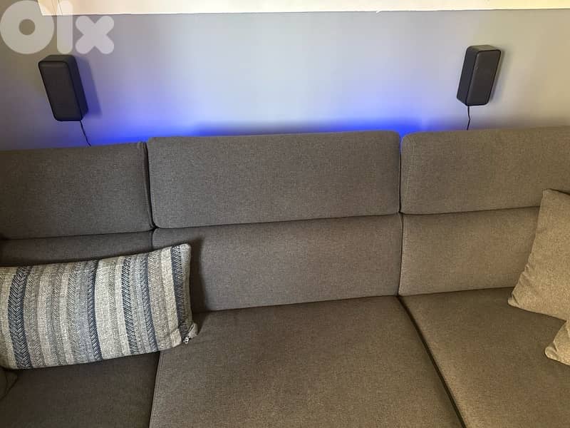 Samsung 75 inch Bu8000 with LG Sound System 3