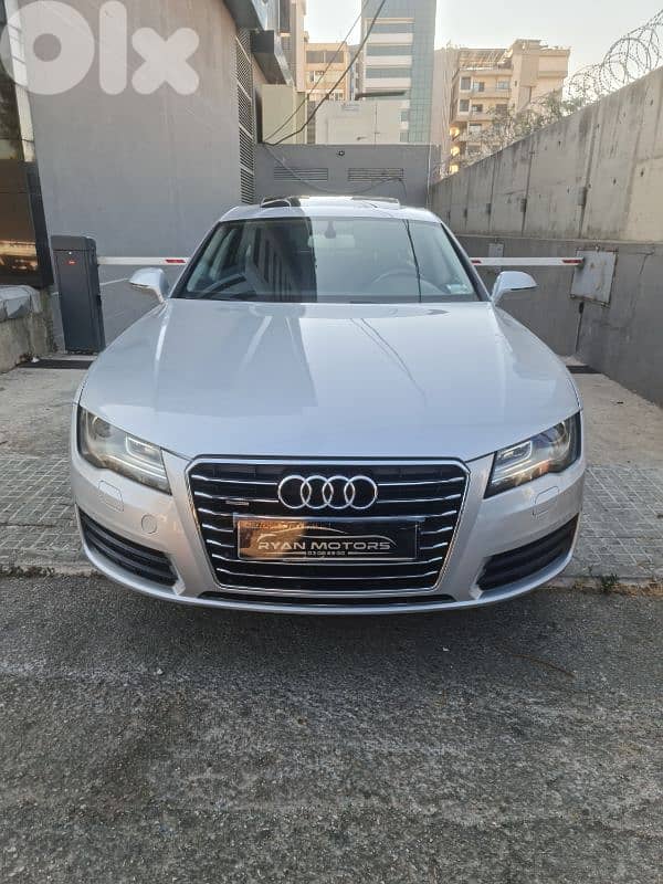 AUDI A7 3.0T QUATTRO SILVER IN BLACK LEATHER COMPANY SOURCE ONE OWNER 0