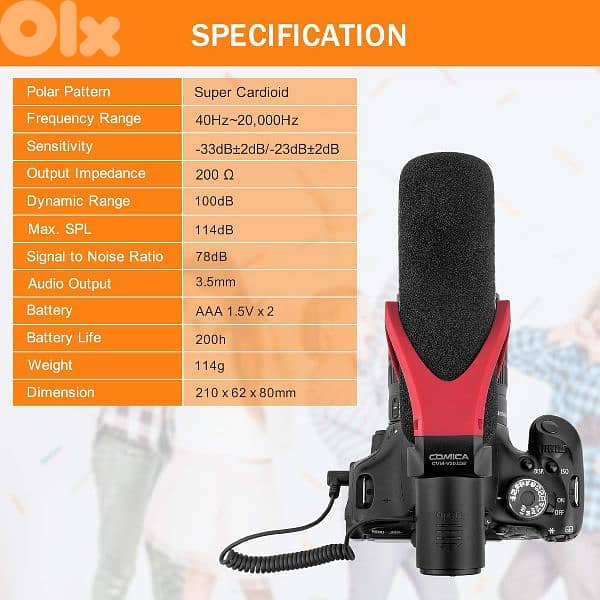 Camera Microphone V30 Pro 3