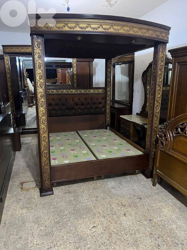 غرفه نوم تخت مجوز خشب زان ولاتيه 2