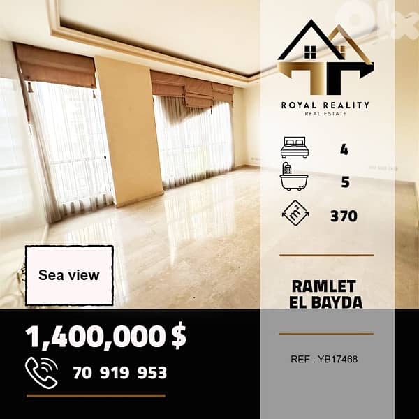 apartments for sale in ramlet el bayda beirut شقق للبيع في رملة بيضا 0