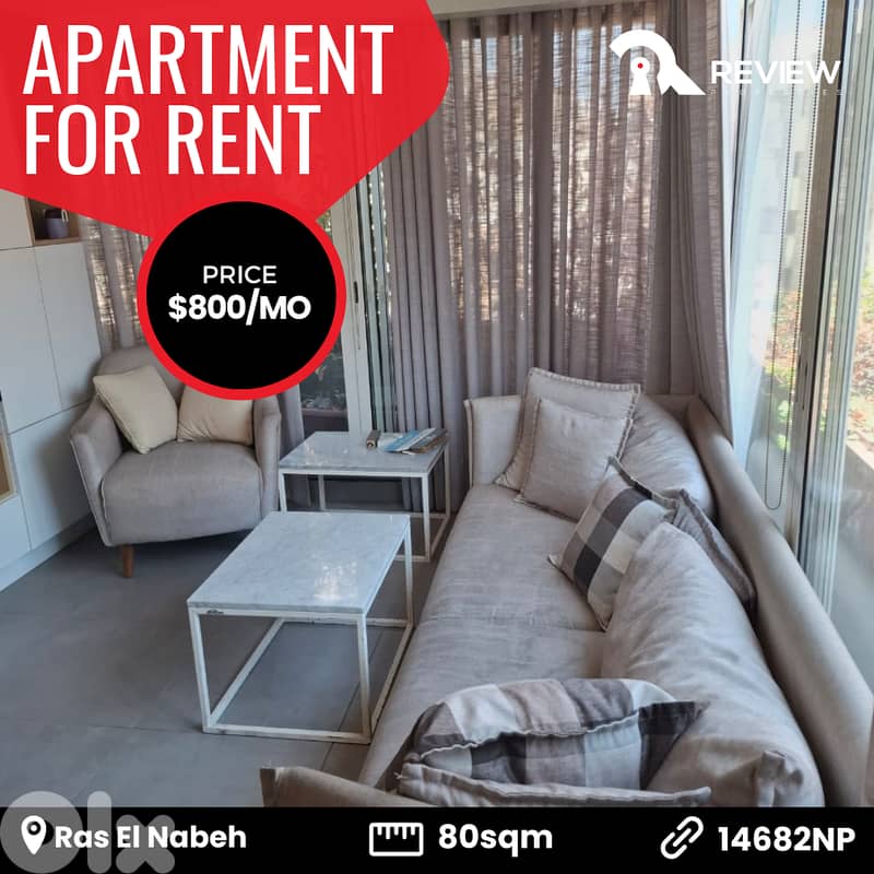Apartment for rent in Ras Al Nabaa شقة للايجار في بيروت 0