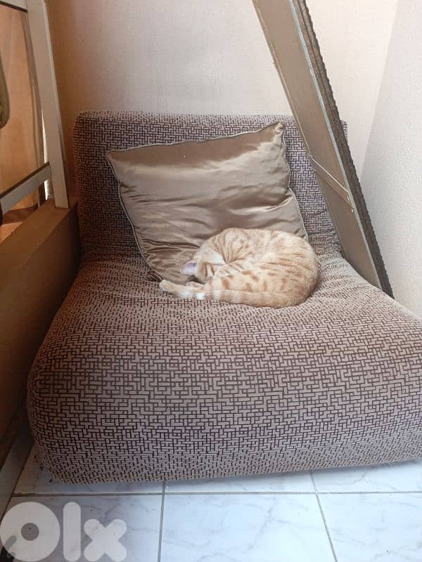 open single lazy Sofa bed 0